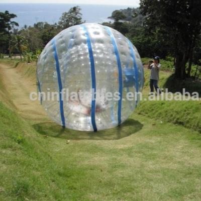 China Toy Crazy giant inflatable human hamster ball for sale ball and zorb or rolling ball for grass or hill for sale