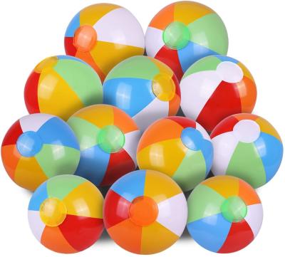 China Toy Rainbow Beach Balls Inflatable Bulk - Inflatable Pool Toys for Kids Birthday Party - Classic Explosion Rainbow Beach Balls for sale