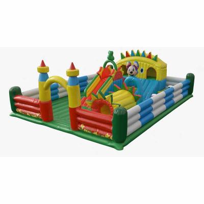 China PVC Inflatable Bounce Playground Indoor / Outdoor Inflatable Amusement City for sale