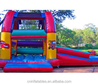 China Indoor / Outdoor Inflatable Castle Commerical Kids And Adults Bounce House With Slide for sale