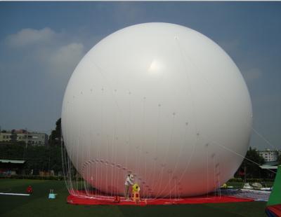 China Large White Oxford PVC/Helium Inflatable Balloon Durable Inflatable Balloon For Party Loading People Show for sale