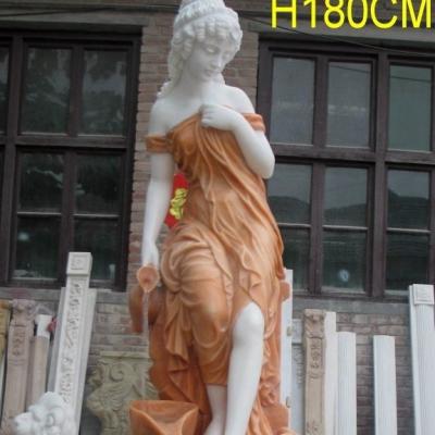 China Lady of Europe marble water fountain beautiful for sale