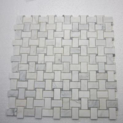 China Parquet Marble Mosaic Slab for sale