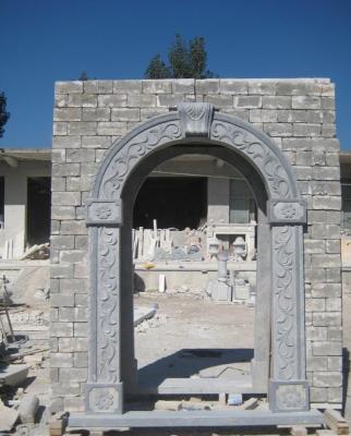 China Western hot sale antique natural stone door surround for sale