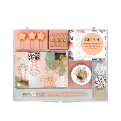 중국 Educate Eco-Friendly School Children's Desk Series Desk Leopard Stationery Gift Box Set 판매용