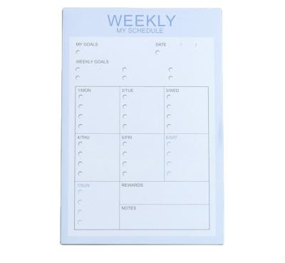 China B6 Self-adhesive Office Weekly Small And Simple Planner Time Management Student Fee Notes Sticker zu verkaufen