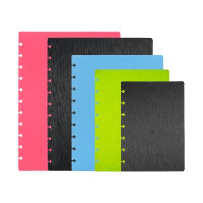 China Disc Binding Fast Delivery Perforated Mushroom Hole PP Notebook Planner Cover for sale