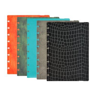 중국 Disc Binding Design Holes A5 Planner Disc Binding Colorful PP Perforated Cover For Notebook 판매용