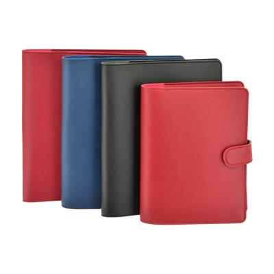 China A5 B6 PU Leather Printed Soft Cover For Loose Leaf Notebook Te koop