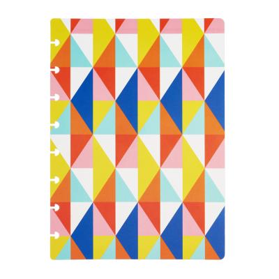 China Custom Binding Cover A5 Size Poly Disc Binding Disc Binding Colorful Printing Cover For Planner Replacement à venda