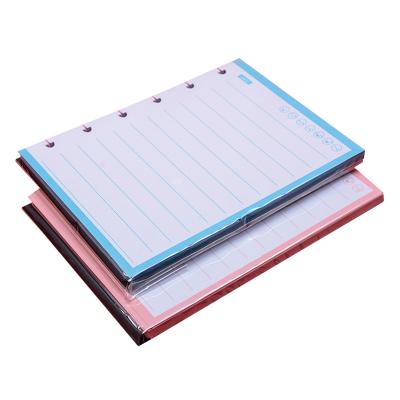 China A6 100g Disc Binding Stationery Disc Binding Refill Paper 60 Sheets Inner Pages for Student Planner for sale