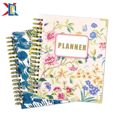 中国 Custom A4 Rose Gold YO Hardcover Spiral Notebook Daily Planner 販売のため