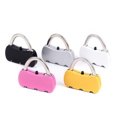 China Lovely Cartoon Zinc Alloy Security Digit CH-25B 3 Combination Padlock For Door for sale