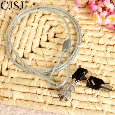 China Cable: steel covered by two keys PVC CH-901 laptop notebook security wire lock cable lock for sale