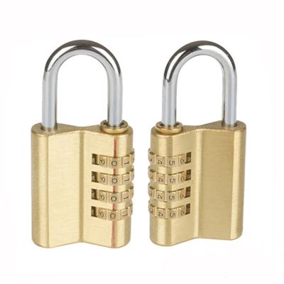 China CH-04H Hot Selling Brass Practical Coppery Numerical Lock 4 Combination Keyless Lock for sale