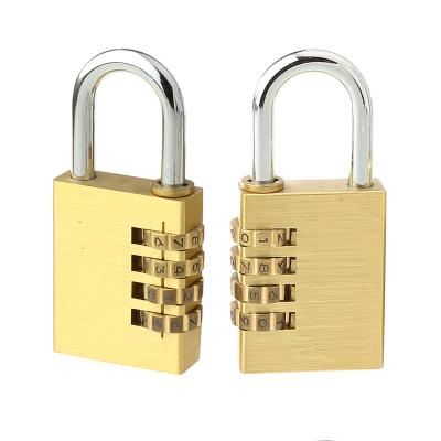 China Wholesale facotory durable 4 digit combination lock brass hardware CH-04W keyless lock for sale