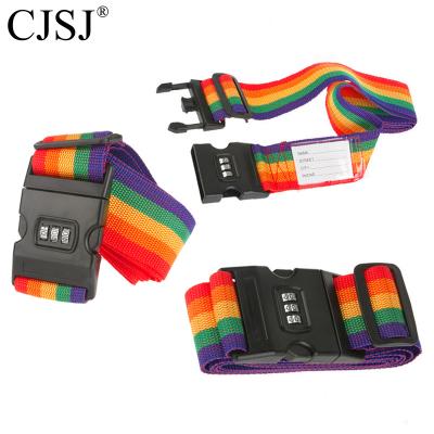 China Wholesale Suitcase Factory OEM Security Polyester Luggage Strap CH-18C CJSJ for sale