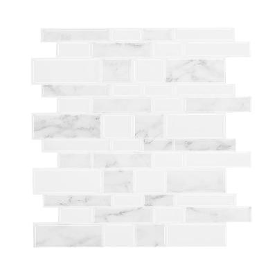 China Natural And Durable Home Decor Kitchen Backsplash Sticker Peel And Stick Tile Smart Brick for sale