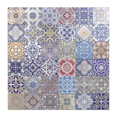 China Factory Direct Modern 12x12 Inch Prmium Anti Mold Aluminum Peel And Stick Mosaic Wall Tile Colorful Design Waterproof Tiles Sticker for sale