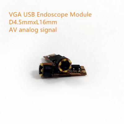 China Señal 25fps APL DC3.3V D4.5mmxL16mm del sistema de pesos americano del módulo de la cámara de vídeo del endoscopio de VGA 0.3MP sistema de pesos americano en venta