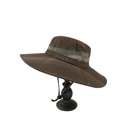 China Picture wholesale fashion men's cotton bucket hat designer wide brimmed belt embroidered nets buni hat for sale