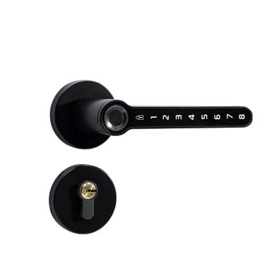 China Durable High Security Quality Home Use Living Room Door Fingerprint Fine Door Lock Smart for sale