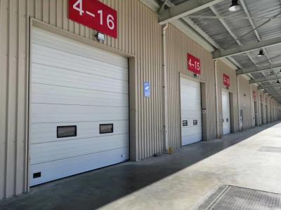 China Sectional door gives maximum drive through width and height when open unlike other garage doors Te koop