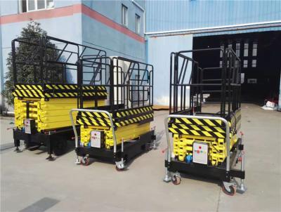 China Mobile Aerial Work Platform 380v One Man Scissor Lift 500kg Load Ce Approval for sale