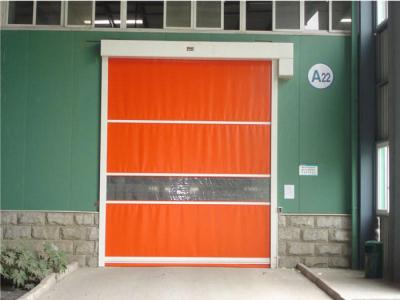 China High Speed Door Galvanized Steel Frame Quick Roll Up Doors With Special Professional Door Motor for sale