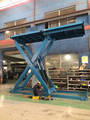 China Heavy Duty 4T Hydraulic Scissor Loading Goods Lift Or Car Lift Custom-Made for sale