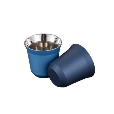 China New Product Fashion Stainless Steel Uninverted Espresso Cups Tending Sensitive Tumbler Cups for sale