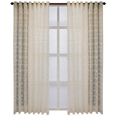 China White Minimalist Us Wholesa Luxury Curtain Lace Yarn Curtain Living Room Bedroom Balcony In Simple Heat Insulation Semi-Sheer Sunscreen for sale