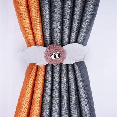 China Minimalist Cartoon Animal Tendon Tie Rope Curtain Ties Curtain Accessories Decorative Automatic Buckle Decorative Belt Strap for sale