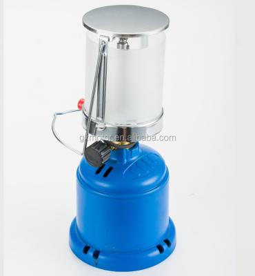 China Residential Camping Lights 100 - 600W Mini Portable Butane Gas Lantern With Valve Piezo Adjustable Gas Lamp Travel 190g Compact Outdoor Gas for sale