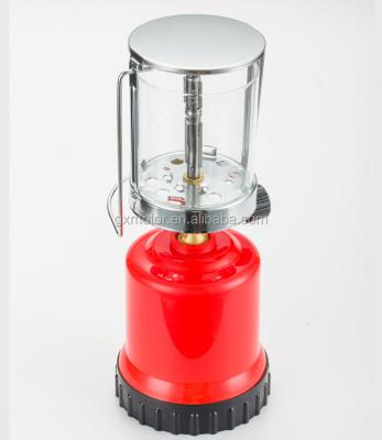 China Residential Camping Lights 100 - 600W Mini Portable Butane Gas Lantern With Valve Piezo Adjustable Gas Lamp Travel 190g Compact Outdoor Gas for sale