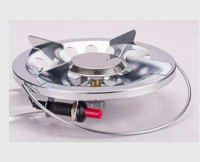 China Outdoor Portable Propane Single Burner Camping Gas Stove for Cooking, Outdoor Gas Cooker with Iron Burner with PIEZOELECTRIC for sale