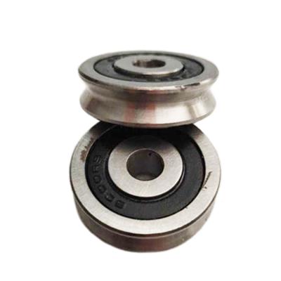 China Stable performance: low voice straightening wheel bearing V groove bearing 6.35*28*8 9 A0061 V6000 for sale