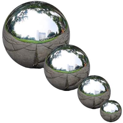 China Corrosion Resistance Metal Spheres Large Mirror Polished Stainless Steel Cavity Balls Outdoor Garden Ornament WELDING AISI 100mm Hollow 40inch Ball for sale