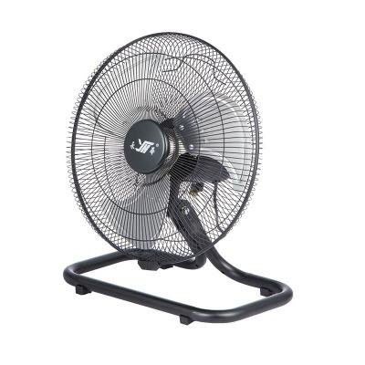 China Indoor Outdoor Low Noise Electric Air Circulation Fan Retro Metal Stand Floor Fan Low Height Stand Fan for sale