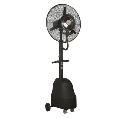 China Wholesale powerful outdoor industrial electric fan atomization and air supply 26 inch air cooling mist pipe with water jet for sale