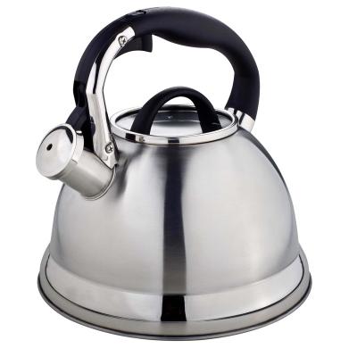 China Sustainable High Quality Satin Finished With Special Mirror Stage SS Handle Finish Design With Heart Shape Button Teapot Kettle for sale