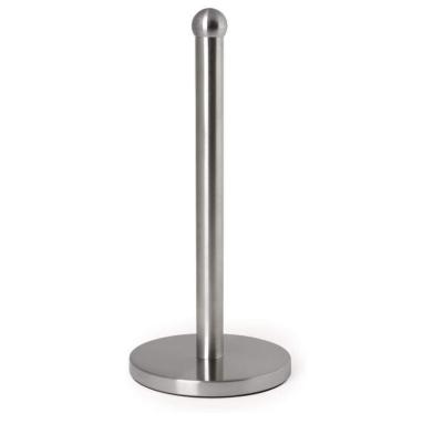 China Stainless Steel Bathroom Paper Roll Holder Stand Standing Toilet Paper Holder for sale