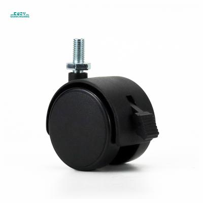 China Modern 1.5 Inch Caster Replacement Roller Skate Furniture Office Chair Stem Caster For Hard Floor Wheels for sale