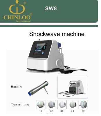 China Beauty Salon Use SW8 Back Pain Relief Shockwave Therapy Equipment For Home Use for sale