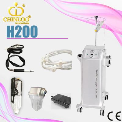 China Acne treatment production the latest! White Appearance H200 Spray Skin Handpiece Spray Water Beauty Instrument for sale