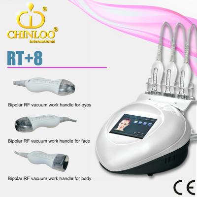 China Ultrasonic Face Lift RT+8 RF Vacuum Cavitation Machine For Weight Loss/CE/CHINLOO for sale