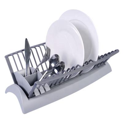 China Viable Factory Wholesale Easy Clean PP Plastic Dish Drainer Rack For Kitchen Storage for sale