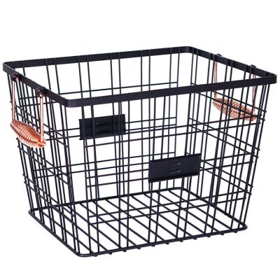 China Sustainable Steel Cabinets Pantry Kitchen Garage Bathroom Woven Storage Basket for sale