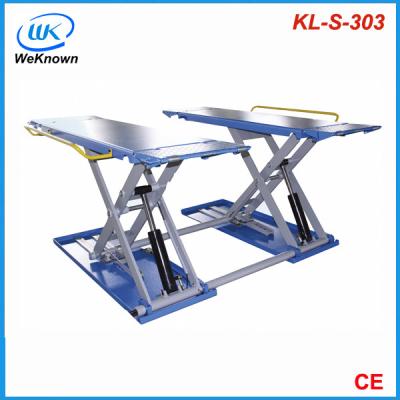 China hydraulic scissor lift kl-s-303, car lifts for sale