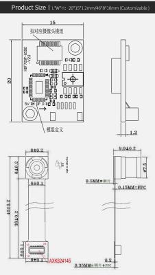 China OV9712 face recognition sensor camera module split camera module usb camera module for sale